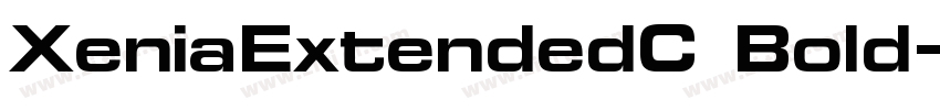 XeniaExtendedC Bold字体转换
